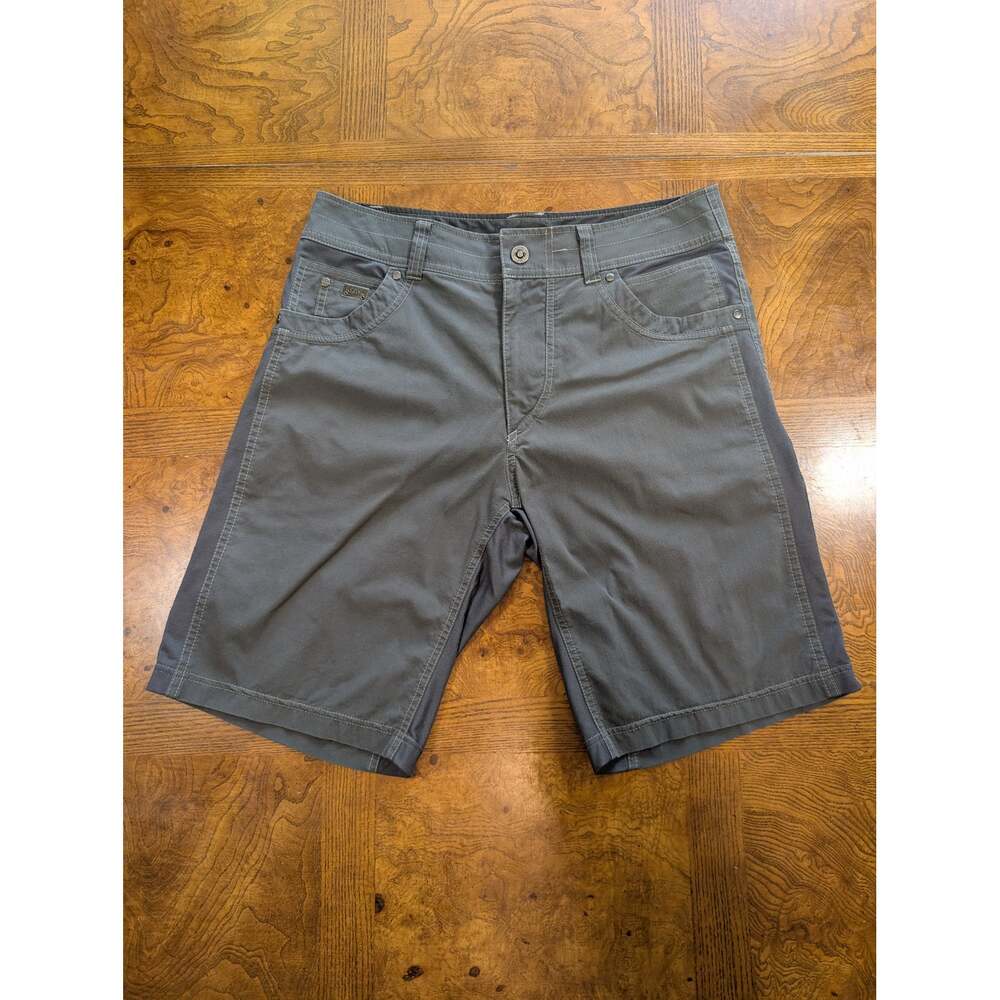 KUHL Hiking Shorts Mens 32 Gray Outdoor Utility Cargo Camping Trail Performance